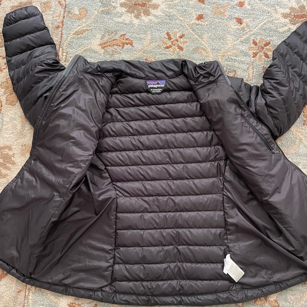 Patagonia Down Sweater Jacket Womens XL Puffer Full Zip Lightweight Warm Coat - Picture 7 of 9